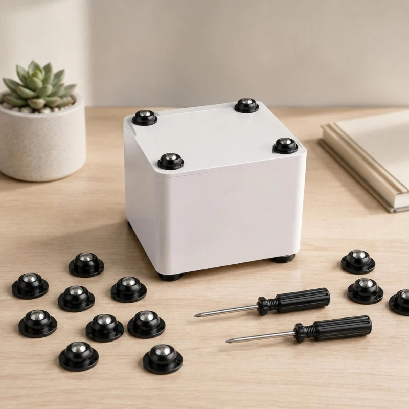 Multidirectional Casters for Small Furniture and Storage Organizers best sale