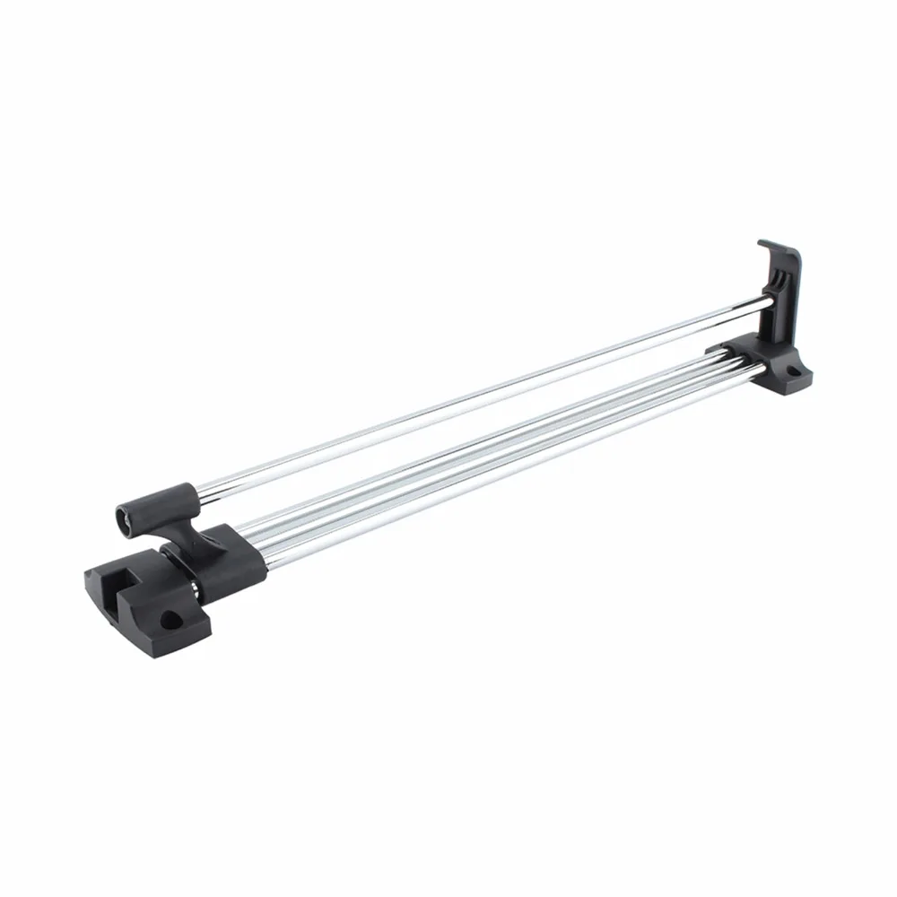 40cm length Hanging Rod Telescopic adjustable Top mounted Pants Rack Pull sliding design Black color Wardrobe Rail