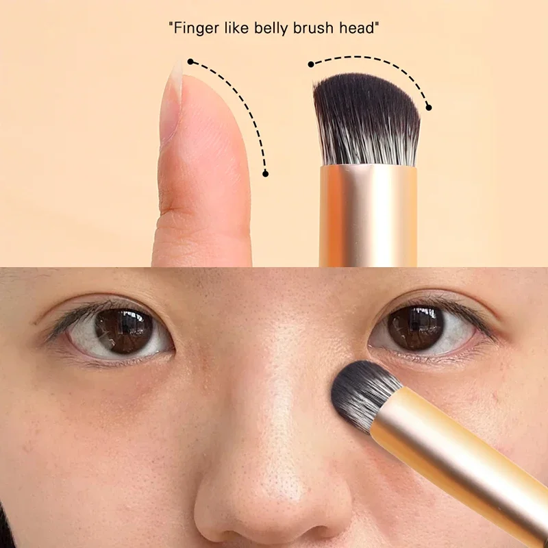 Detail Brush Finger Belly Nose Contouring Concealer Brush Precision Smudge Cover Acne Dark Circles Foundation Concealer Cosmetic