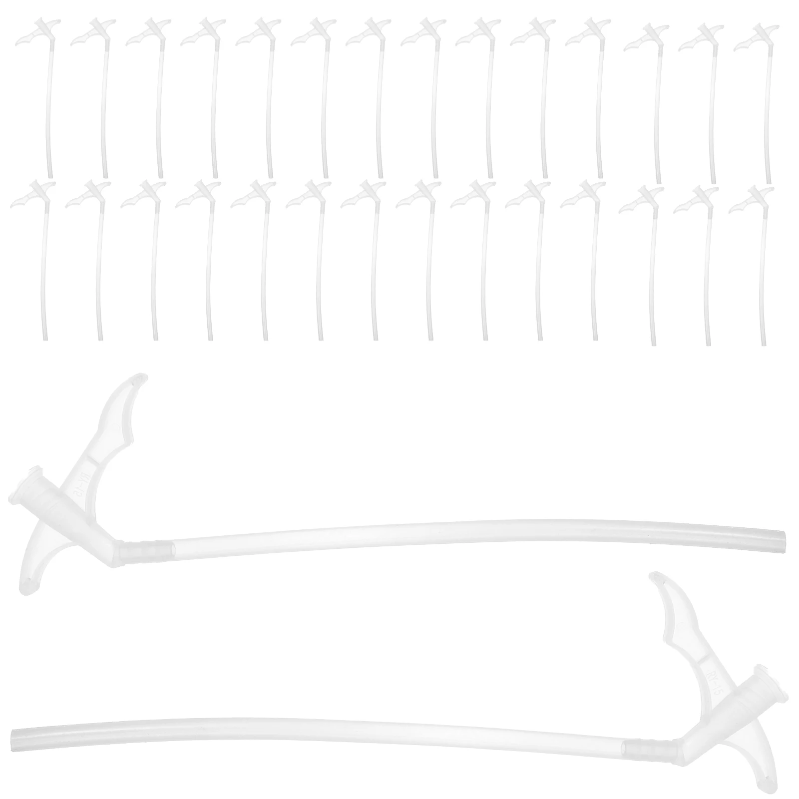 

30 pcs Foam Sealant Tubes High Pressure Plastic Filling Nozzles for Spray Foams Insulation Universal Threaded Base