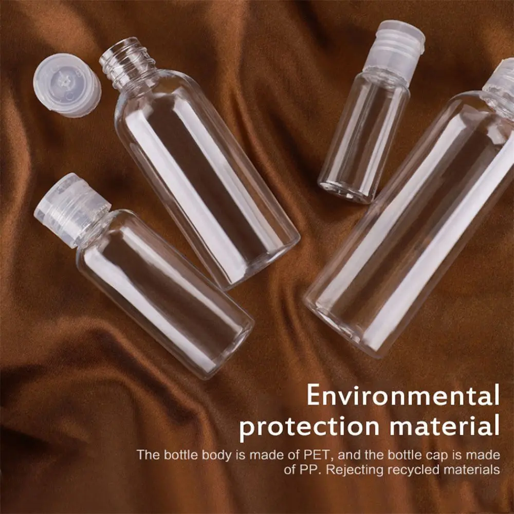 Picture 3: Squeeze Makeup Clear Shampoo Bottle Refillable Empty Container Bottle Lotion Jar