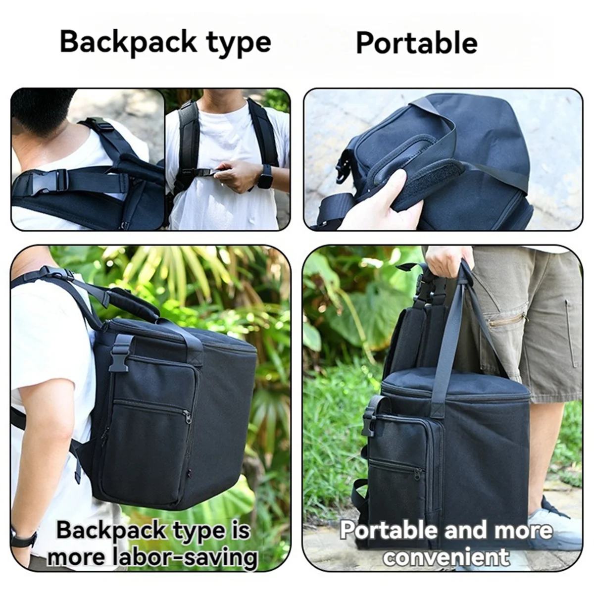 N33R_TXEsign Ransel Pembawa Perjalanan untuk Bose S1 Pro/Pro+, Casing Penutup Selip