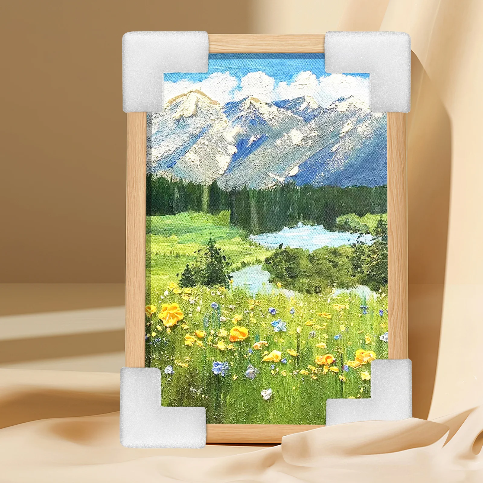 24Pcs Packaging Corner Protectors Epe Foam Soft Edge Protection for Fragile Items Wall Art Mirror Moving Box Edge Protector