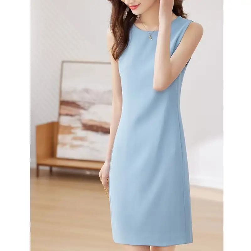 Busin Commute Svel Dr taille haute a-ligne moulante minceur travail professionnel couche de Base jupe polyvalente costume Dr