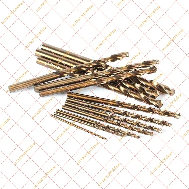 For Metal Drilling M35 Cobalt Drill Bit Set - 51/41PCS HSS-Co Twist Drill Bits withCase for DIY Home Workshop and Industrial Use
