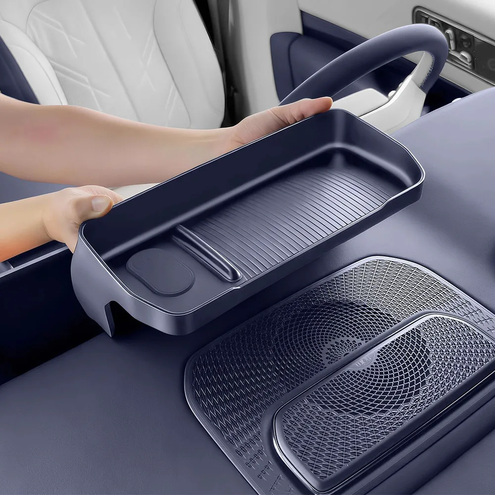 

Силиконовый ящик для хранения за экраном для ZEEKR 9X 2025 2026, аксессуары для модификации автомобиля, ящик для хранения приборной панели