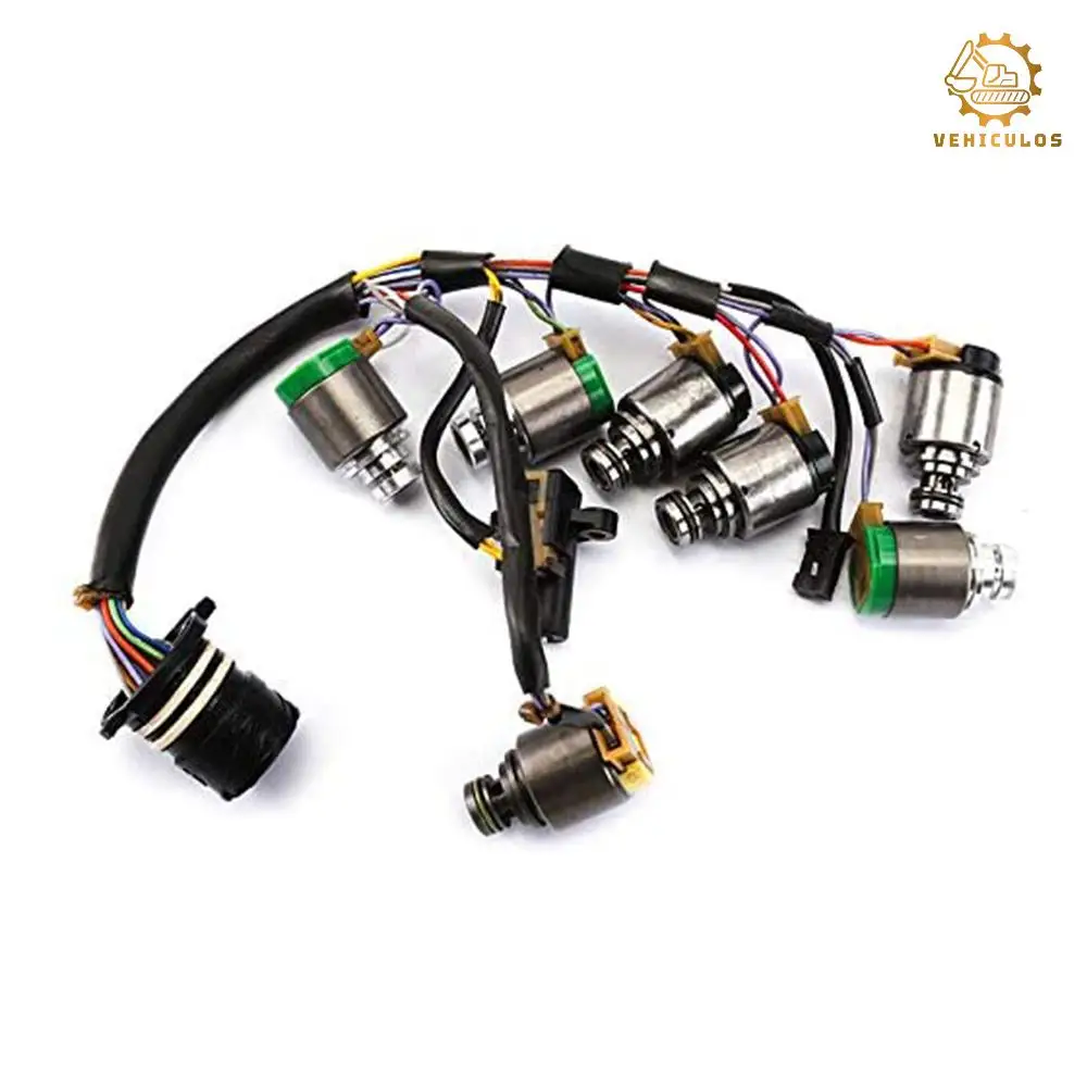 

1 комплект 5HP19 соленоидов коробки передач с внутренним жгутом для Audi A6 A8 BMW Porsche 911 Boxster Cayman 01V 5-скоростной AT