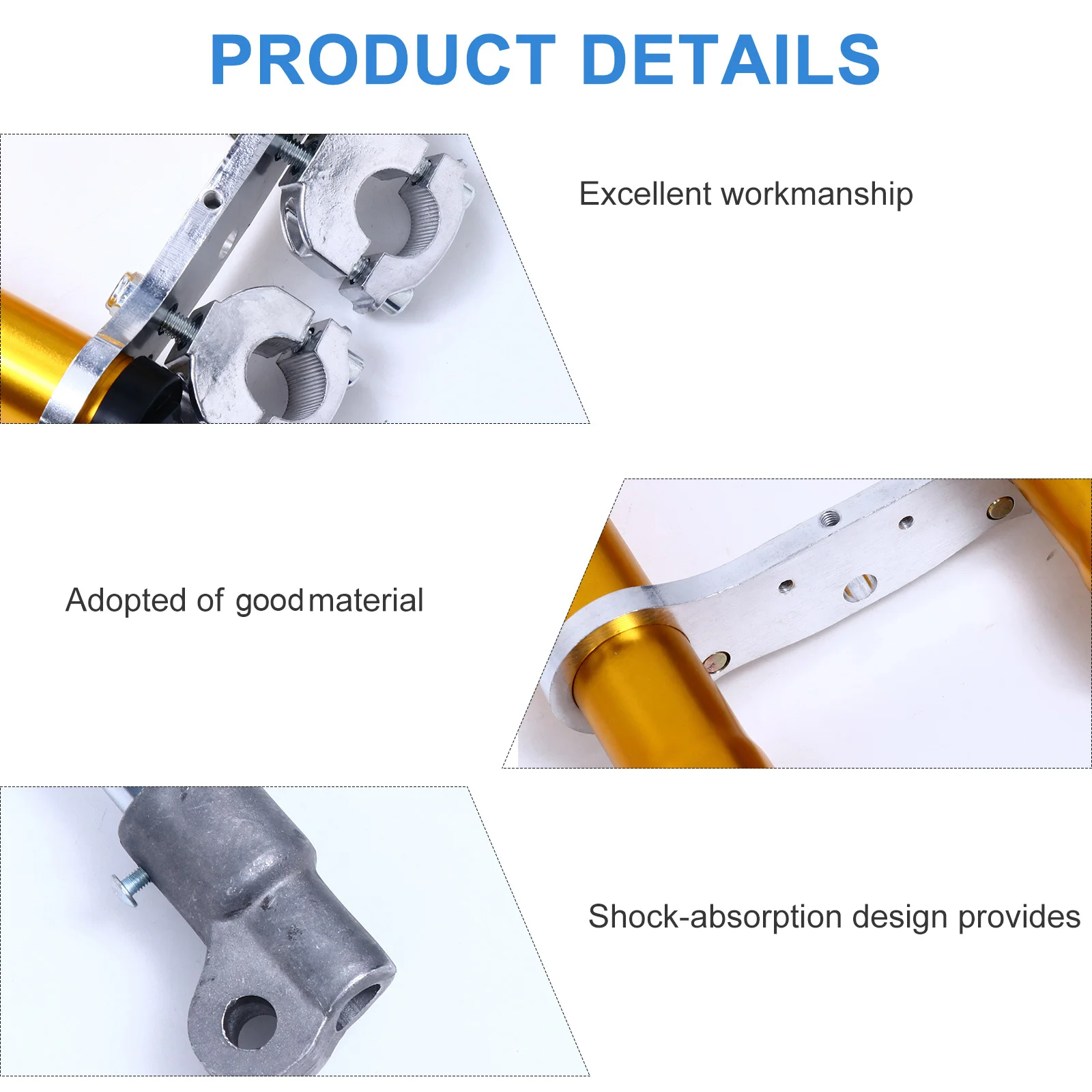 

Mini Dirt Bike Front Fork Suspension Fork Shock Absorption Replacement Durable Shock Absorber Front Dirt Bike Parts Accessories