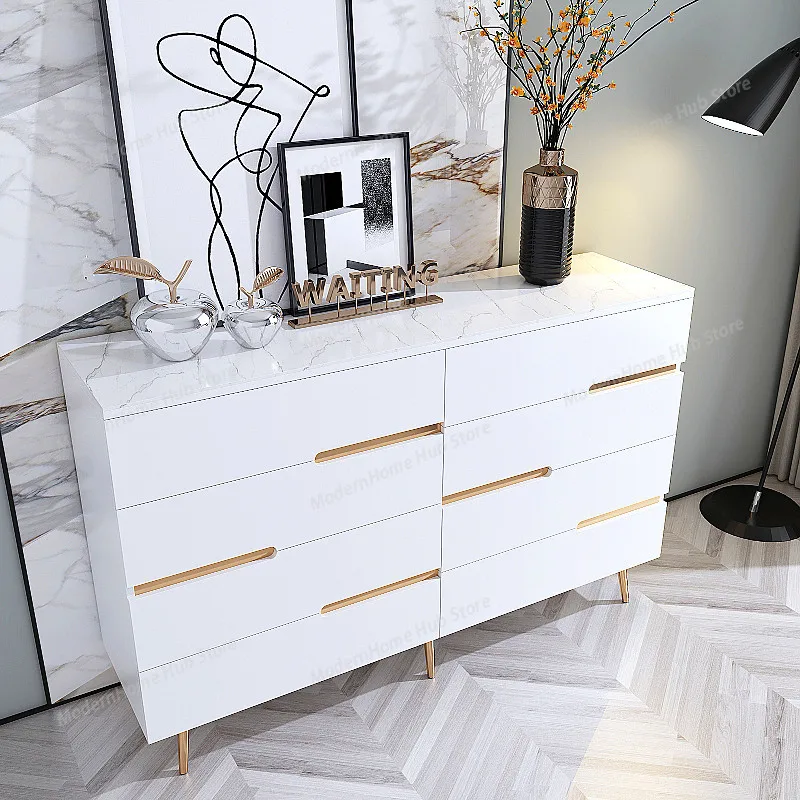 Gothic High Living Room Cabinets Luxury Tall Simple Display Cabinet Cream Nordic Woonkamerkasten Furniture Living Room Dresser