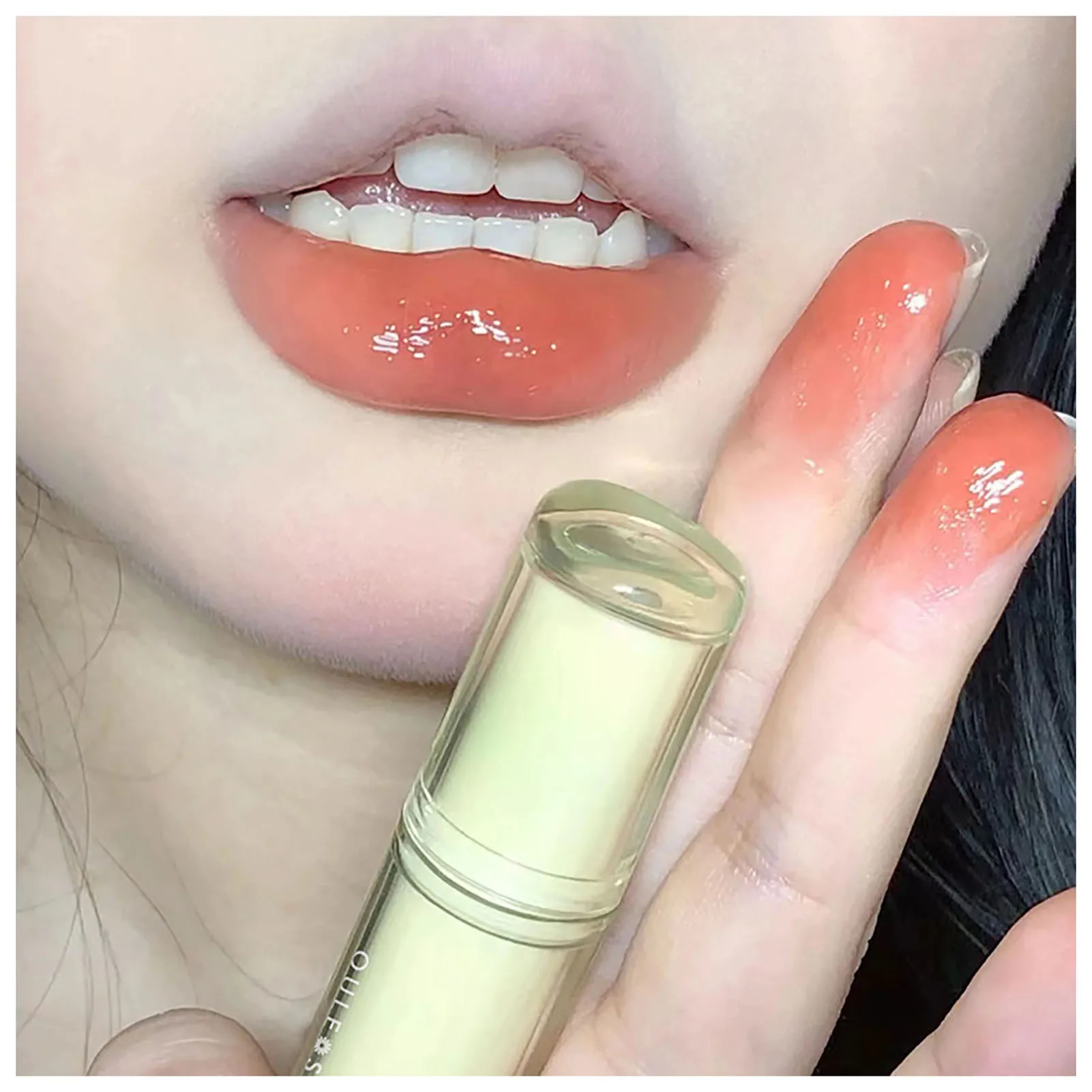 לחות פרווה מראה שפתיים זיגוג לא דביק ולא דהוי שומנים לנשים בנות סטודנטים קוסמטיקה