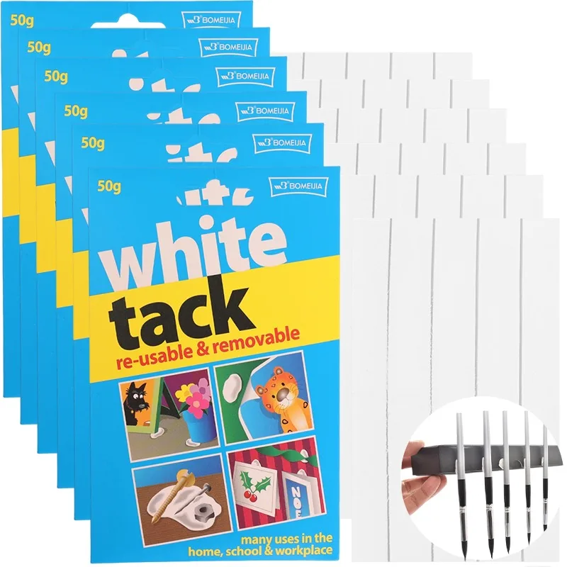 

Reusable Sticky Tack Putty Removable Adhesive Putty Sticky Tack Poster Clay Non Toxic Wall Tack for Hang Pictures Keyboard Clean