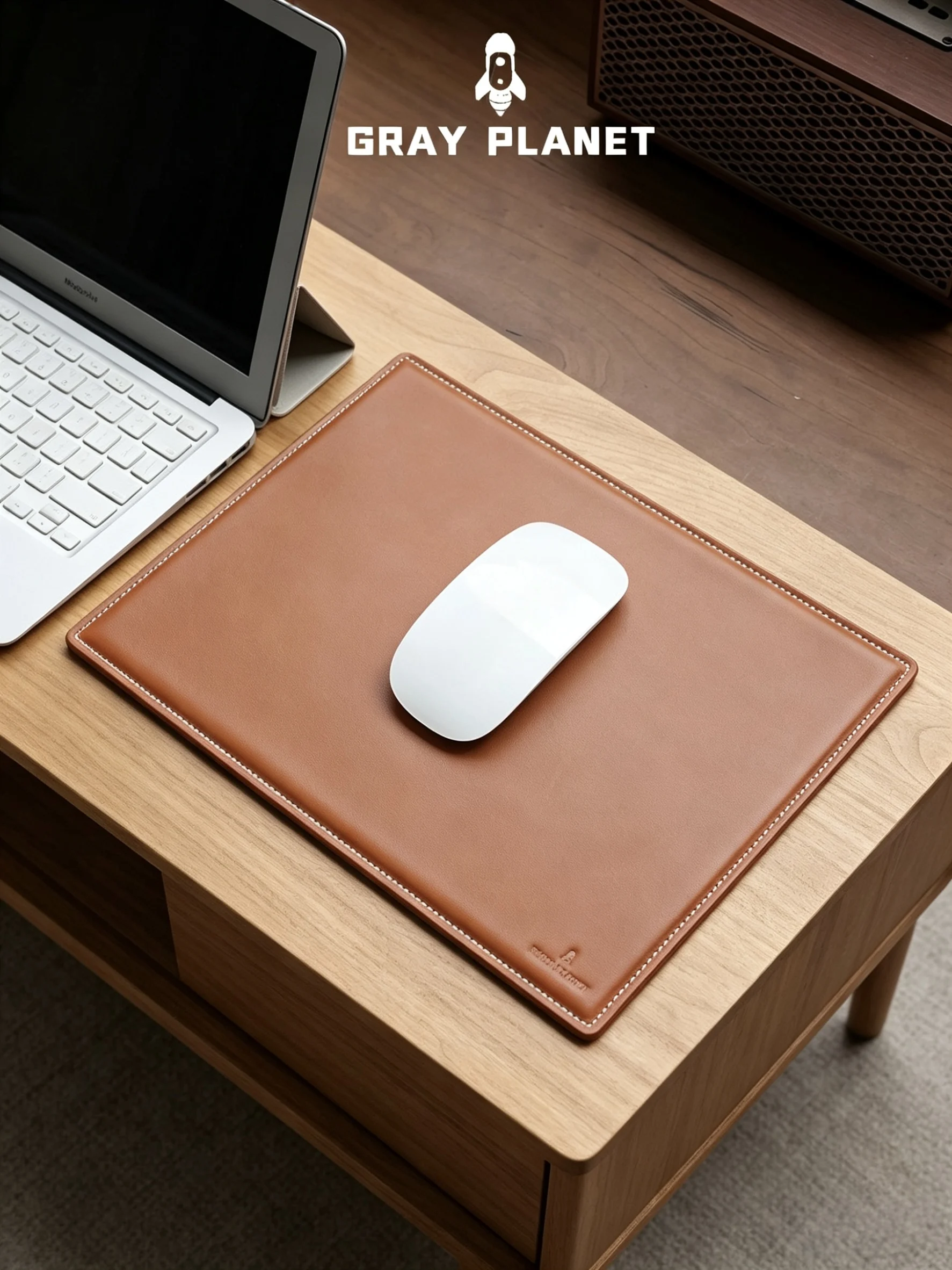 Top-grain cowhide genuine leather desk pad mouse pad, business office desk pad leather pad