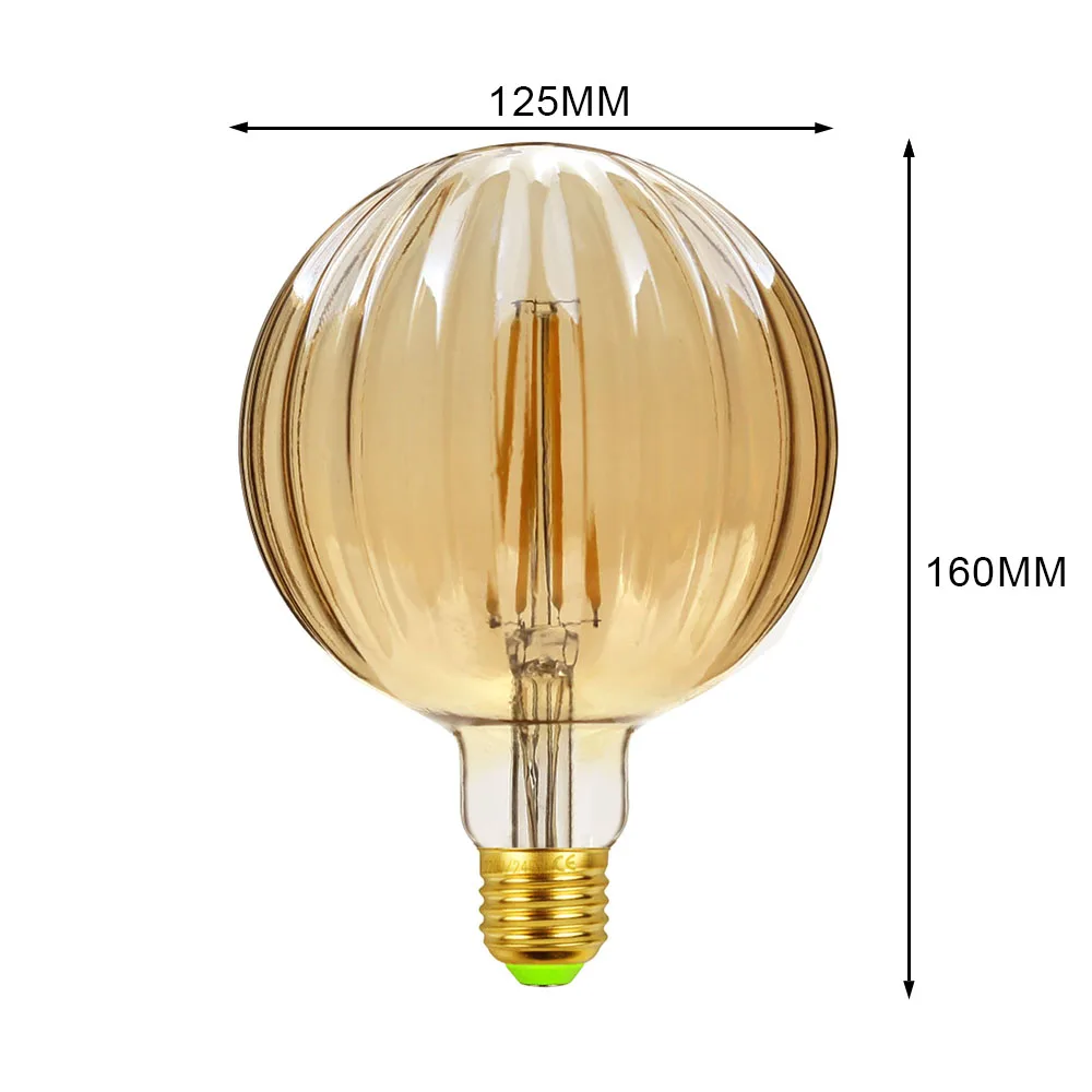 TIANFAN E26 E27 lampadina Edison Led Filement G125 melone 2500Kelvin 4W 110V 220V lampadina decorativa speciale