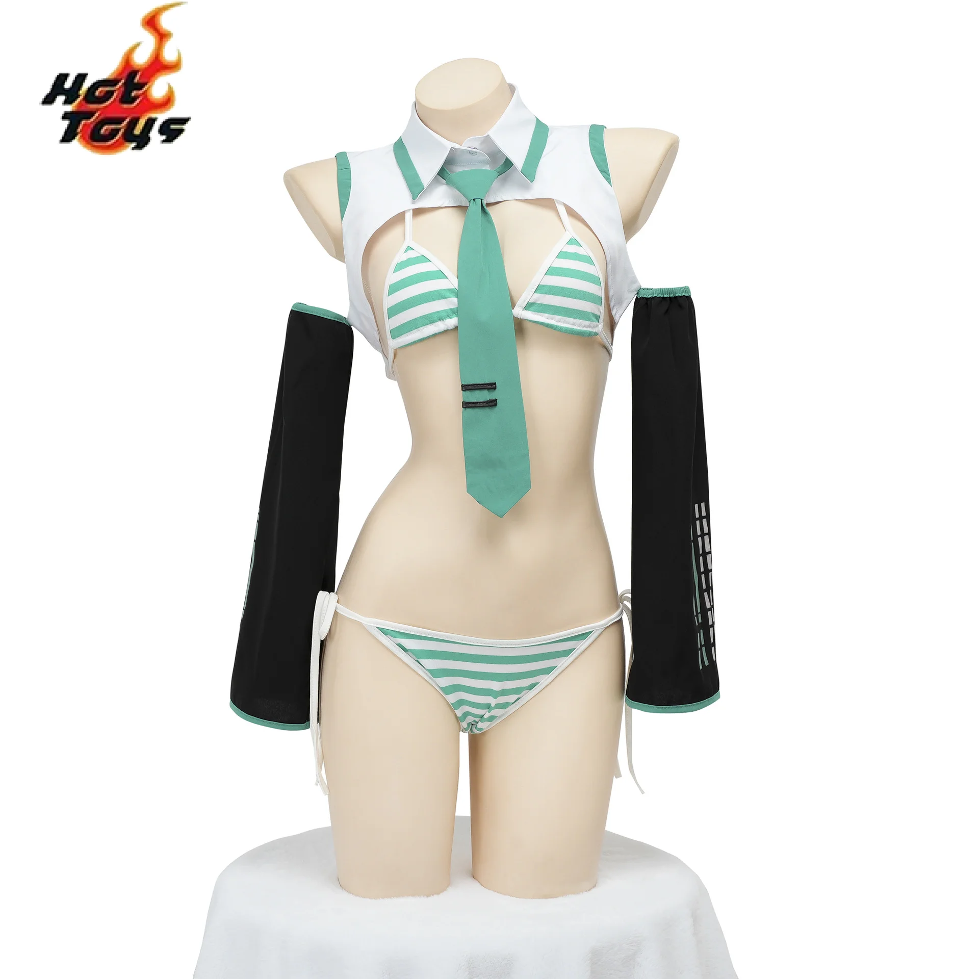 Miku Cosplay Miku Formula Suits Cosplay Costume Girl Snow Christmas Roleplay Uniforms Bikini Set Cosplay