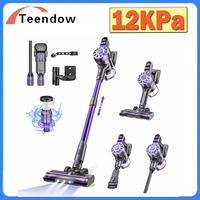Teendow V07 12KPa Suction Cordless Vacuum Cleaner 30min Runtime 2200mAh 0.9L Dust Cup 5-Stage Filtration Wall-Mounted Design