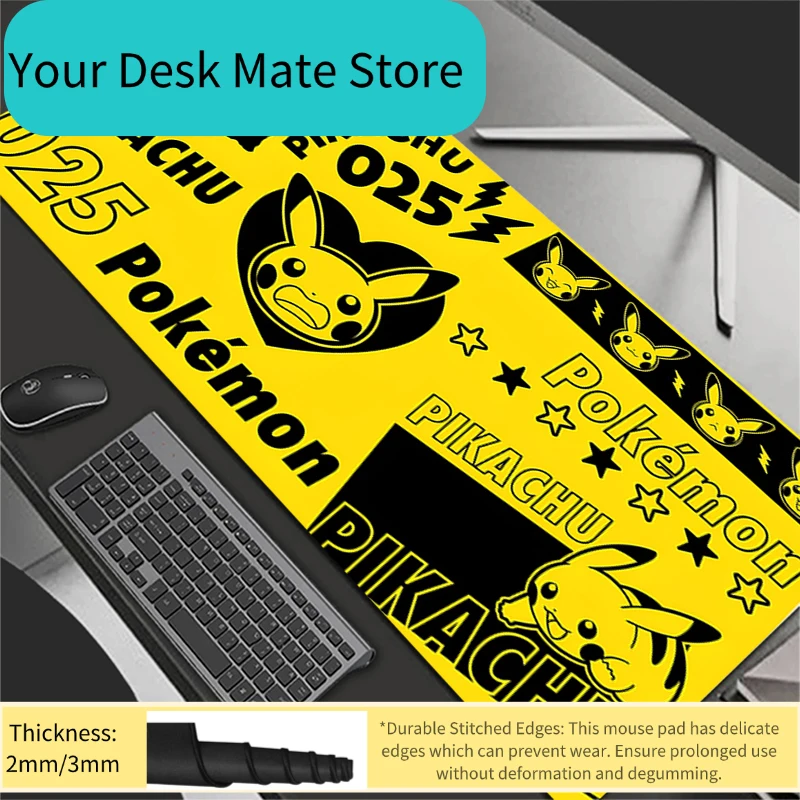 

Коврик для мыши, профессиональный коврик для геймеров, для скоростной игры на ПК, резиновый коврик для клавиатуры, настольный коврик для ноутбука, P-Pokemons, P-Pikachus, коврик для мыши 800X300