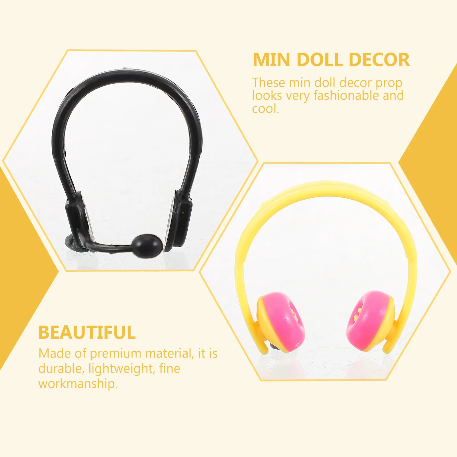 

80 шт. миниатюрных пластиковых шляпок-соломинок для девочек, изысканный дизайн, гладкая полированная поверхность, безопасно для детей, для самостоятельного изготовления мини-наушников