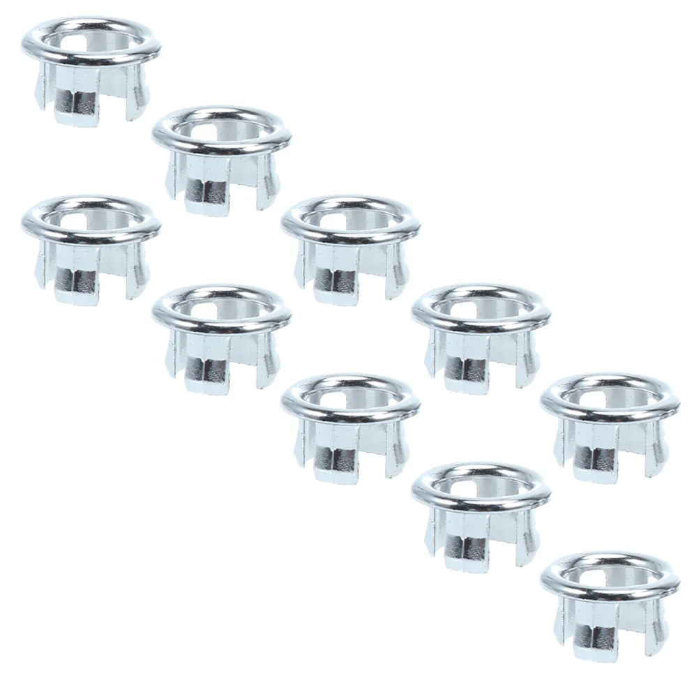 

20pcs Basin Overflow Rings Durable Sink Hole Plug For Bathroom Kitchen Wash Sanitary Accessories Hollow Ring Drain Cover