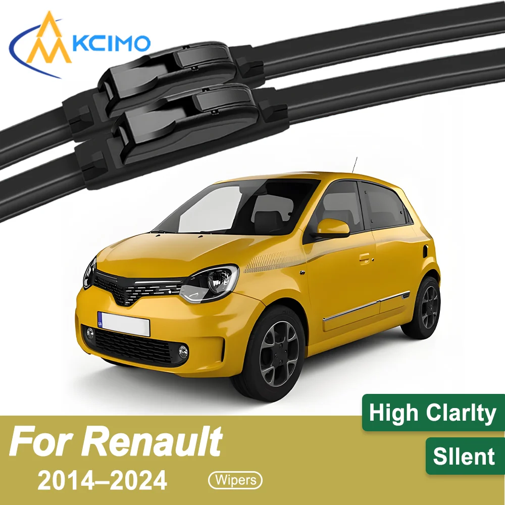 

Crystal Clear Driving 2PCS Windshield Wiper Blades for Renault Twingo III 2014–2024 All-Weather Reliability Durable & Safe