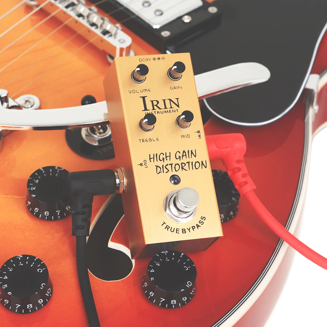 IRIN AN-14 High Gain Distortion Guitar Effect Pedal from AC/DC Crunch to Heavy Metal with Full Range EQ Guitar Parts & Accessory