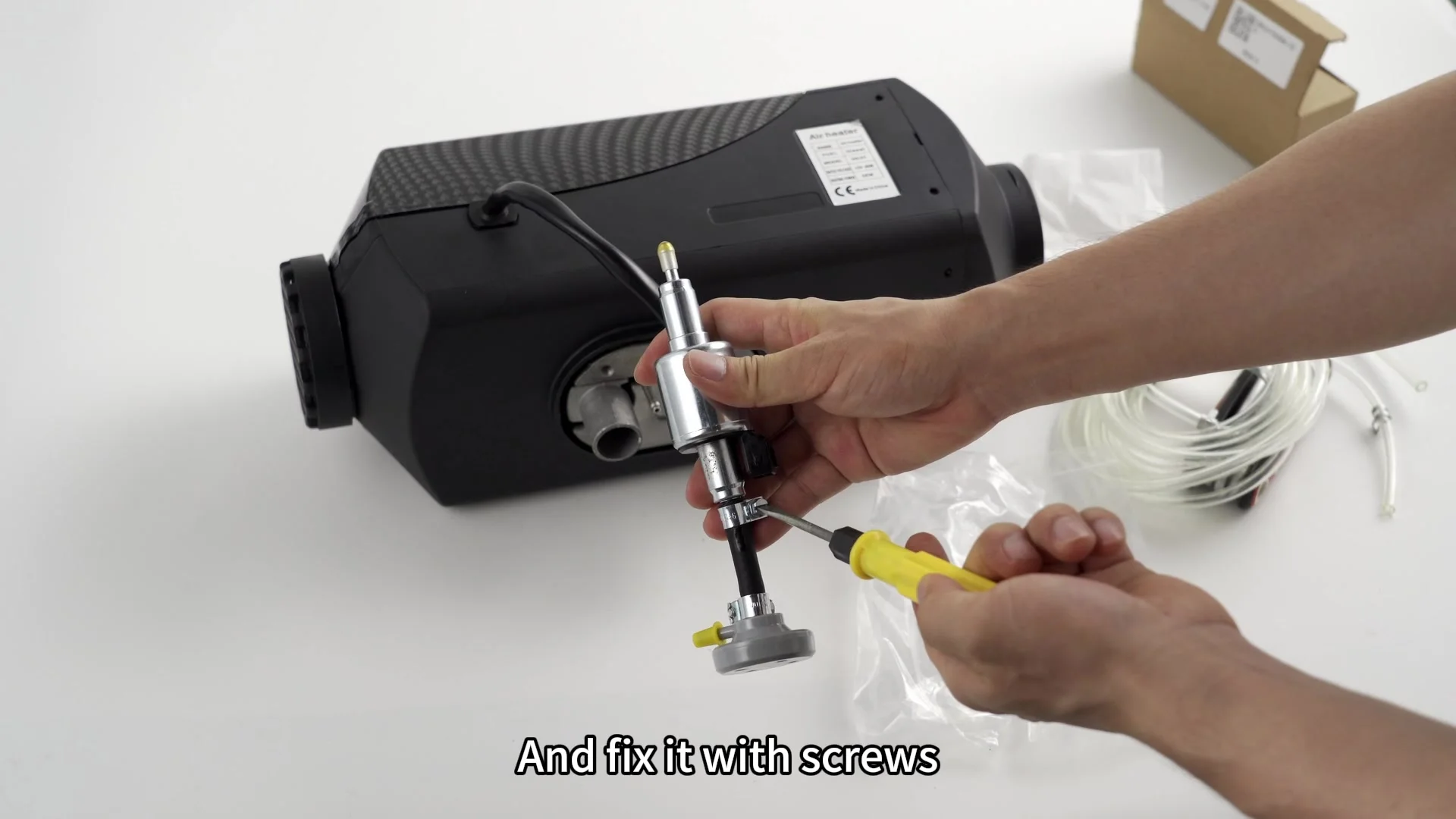 Universal desligamento de ar aquecedor bomba amortecedor + clipe conjunto aquecedores válvula retenção combustível amortecedor kit mini para webasto motor diesel