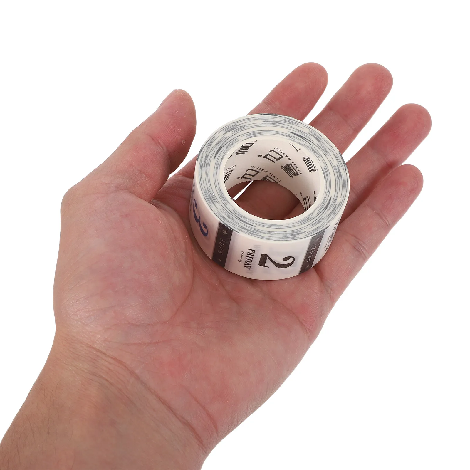 

1 Roll 365 Day Calendar Date Stickers 2026 Premium Paper for Journaling Scrapbooking Monthly Planner Number Stickers Daily