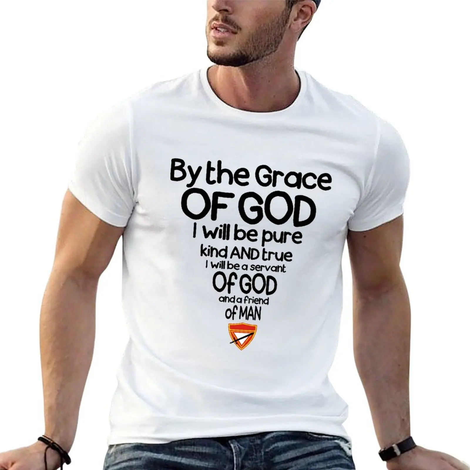 Pathfinder Pledge T-Shirt Simple Print Design T-Shirt