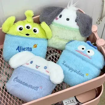 Sanrio-女の子のための化粧ポーチ,ジュエリーボックス,化粧品バッグ,韓国のファッション,素敵なキャンバス