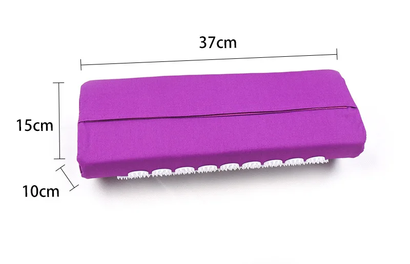 مدلك وسادة الوخز بالإبر مجموعات تخفيف الإجهاد آلام الظهر العلاج بالابر حصيرة/وسادة تدليك ABS سبايك اليوغا وسادة