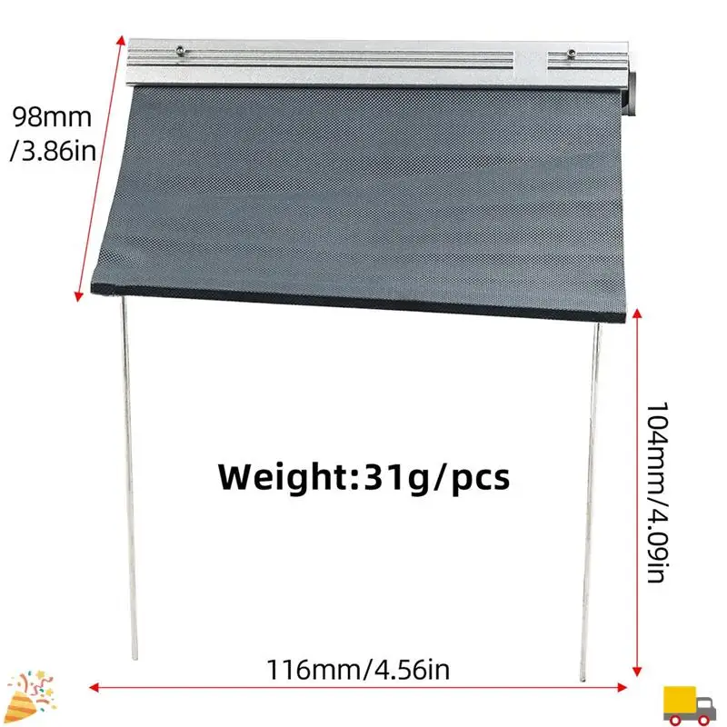 RC Auto Upgrade Dach Seite Zelt Metall Zelt Kit Für Traxxas 1/18TRX4M RC Auto Zubehör