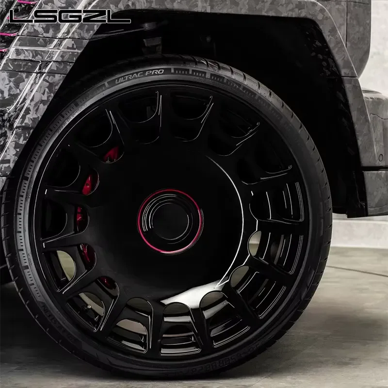 i LSGZL Custom Forged Monoblock Wheels Black Wheels 15 16 17 18 19 20 21 22 23 24 26 28 30 Inch for G63 SUV