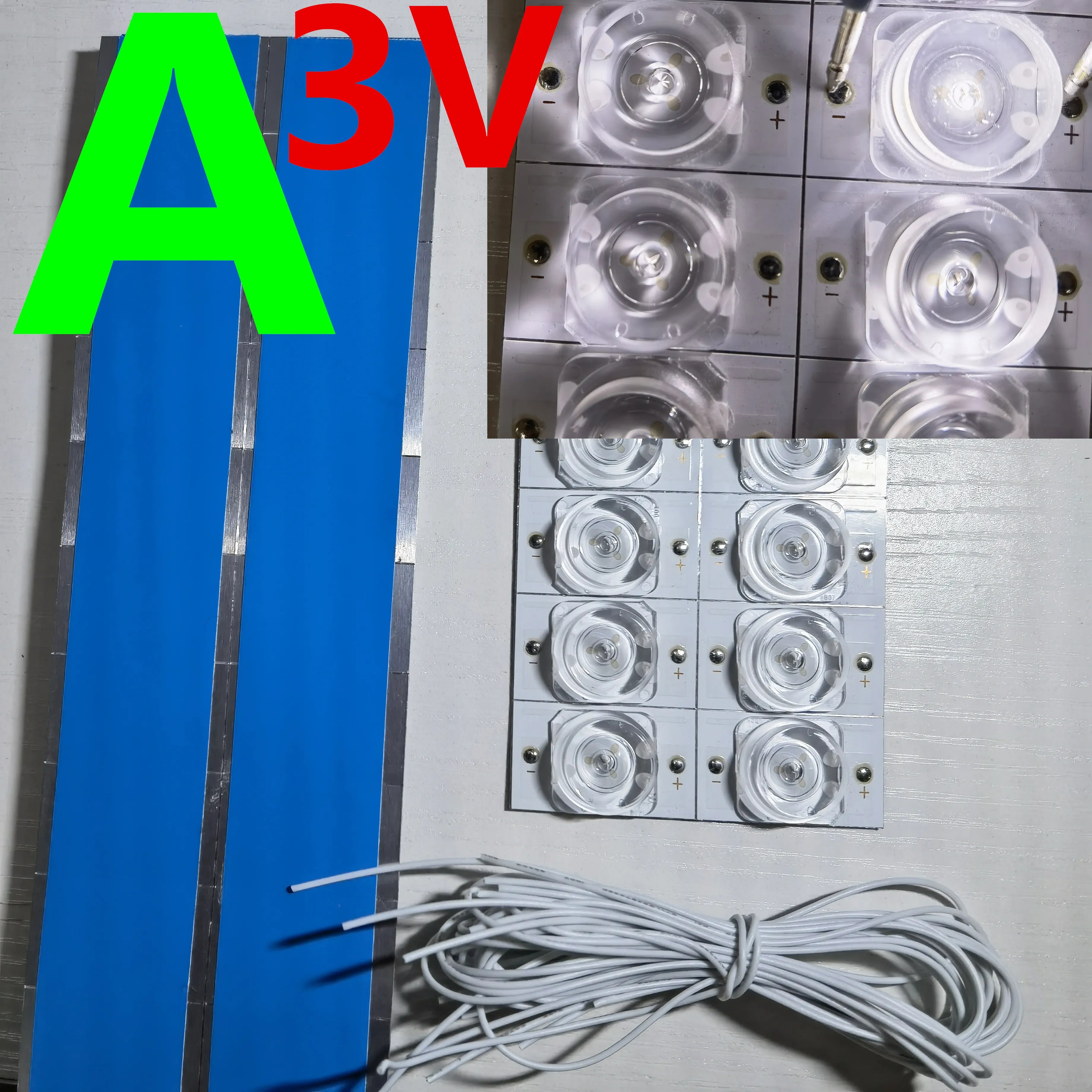 40 قطعة 6 فولت SMD مصباح الخرز ل 32-65 بوصة LED Konka TV إصلاح مع عدسة بصرية Fliter 100% جديد