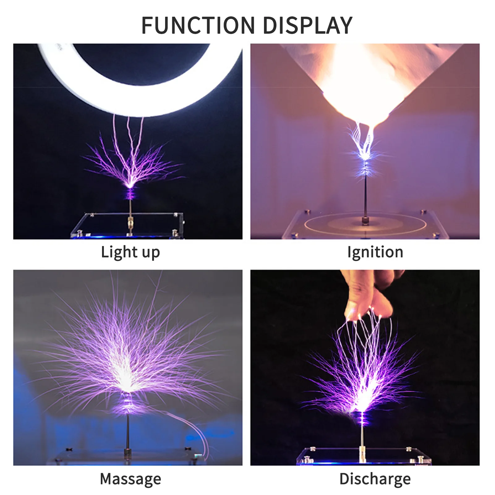 Altoparlante a bobina Tesla Music Tesla multifunzione, illuminazione a trasmissione Wireless, prodotti sperimentali scientifici ed educativi