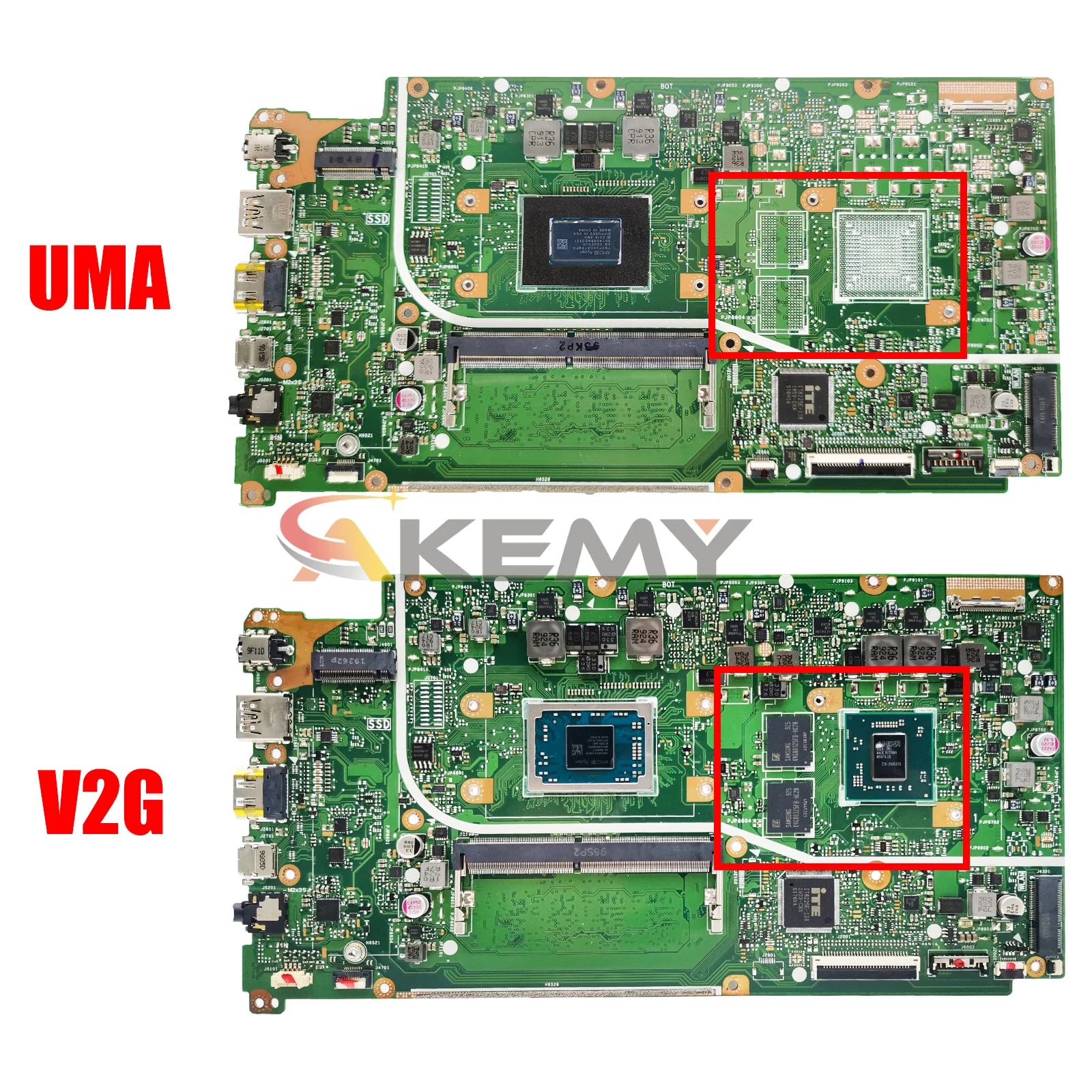 Placa-mãe para laptop ASUS Vivobook X512DK M5050DA F512D A512DA A512DA A512DK S512DA, placa-mãe R3 R5 R7 0GB/4GB-RAM