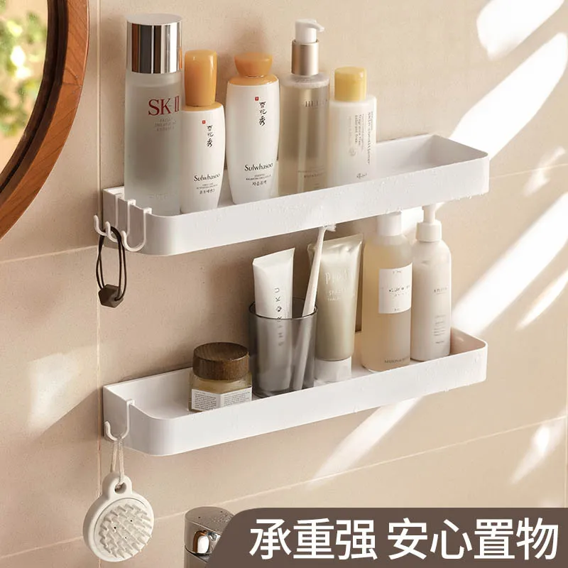 No-punching wall hanging storage for bathroom racks Bathroom washstand storage for bathroom racks