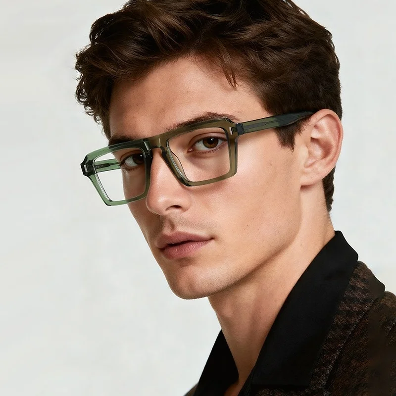 

Classic TR90 Simple Retro Design Men's Anti-Blue Light Glasses Women's Myopia Glasses Customizable Prescription Glass Frame