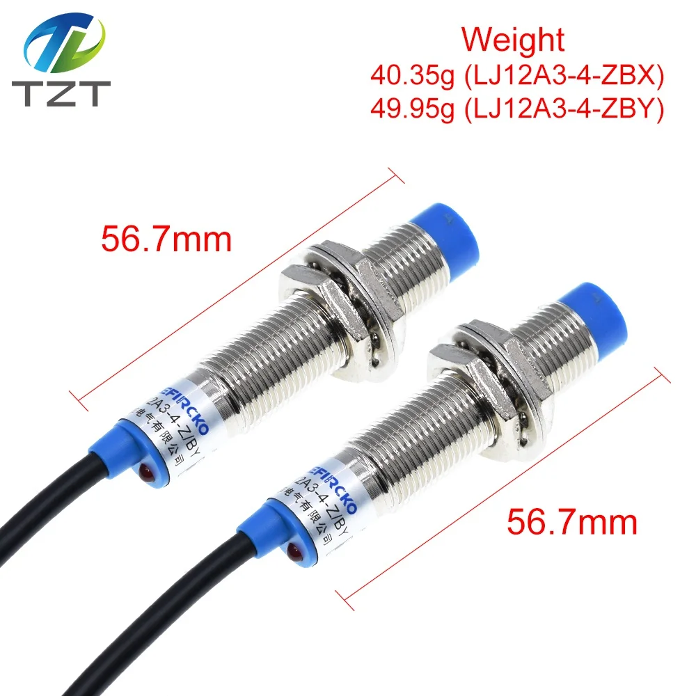 TZT LJ12A3-4-Z/BX New Inductive Proximity Sensor Detection Switch NPN DC 6-36V  LJ12A3-4-Z/BY