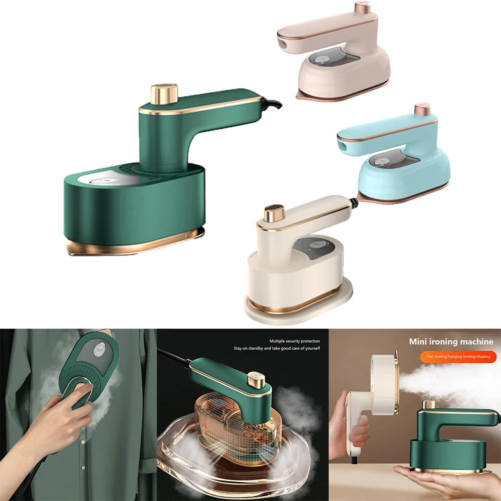 Handheld Ironing Machine Portable Household Small Mini Steam Iron Handheld Garment Ironing Machine Dry and Wet Hot Steam Clothes