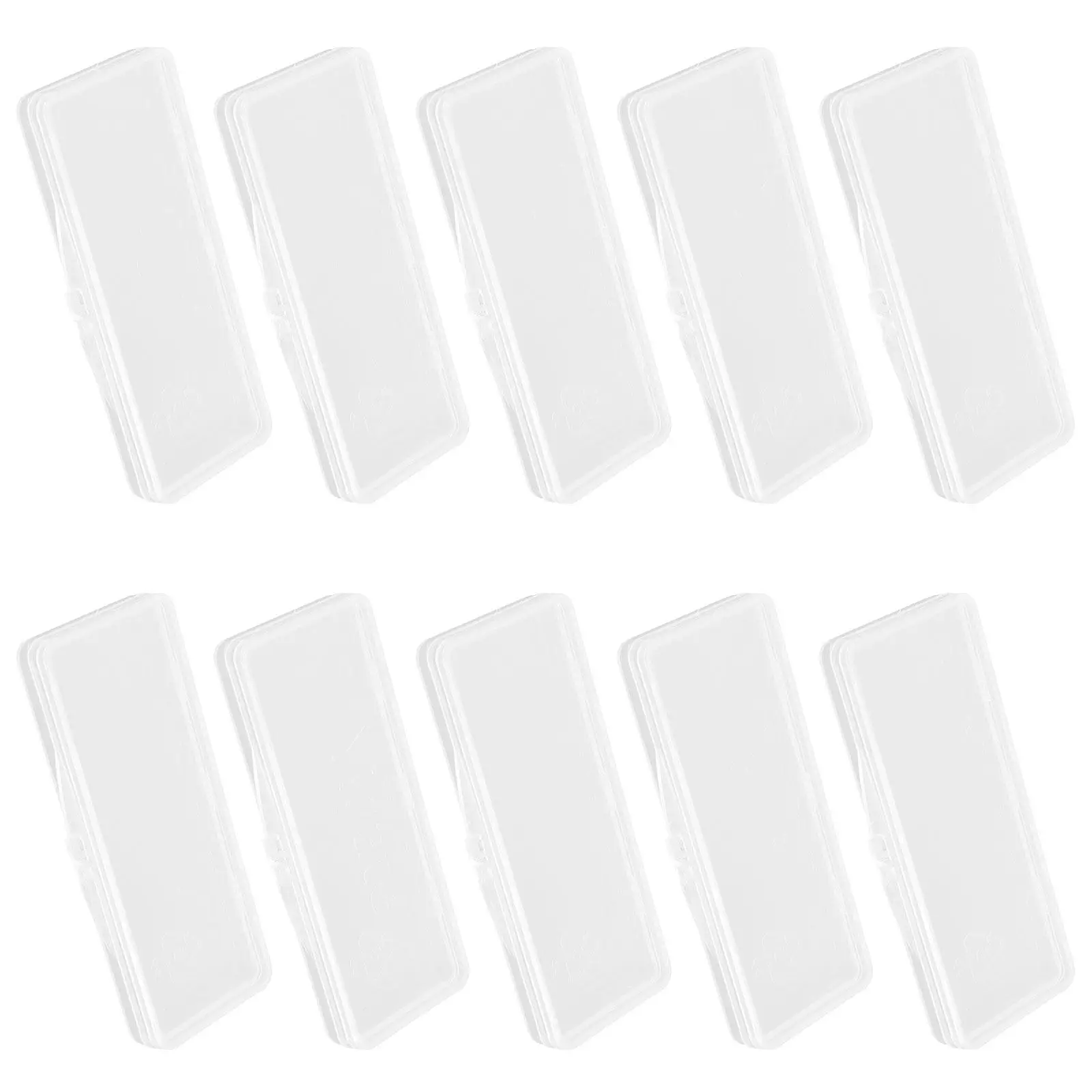 10Pcs Compact Dental Floss Box Plastic Toothpick Container Easy Access Smooth Dispense Space Efficient for Family on The Go