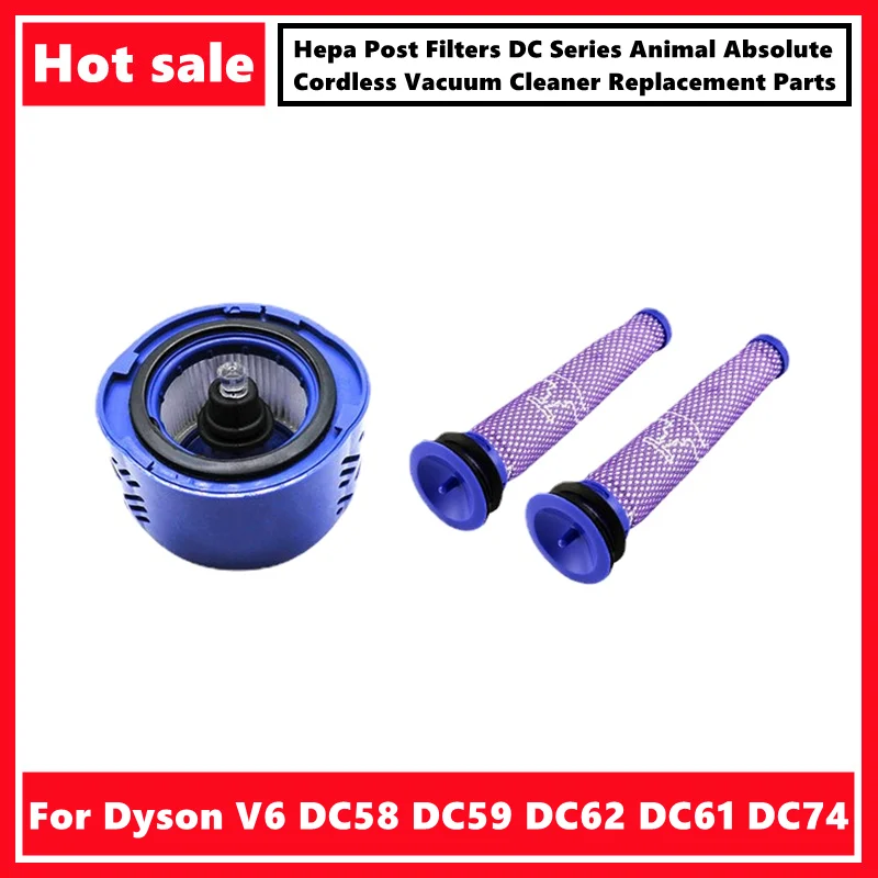 Hepa Post Filters For Dyson V6 DC58 DC59 DC62 DC61 DC74 DC Series Animal Absolute Cordless Vacuum Cleaner Replacement Parts