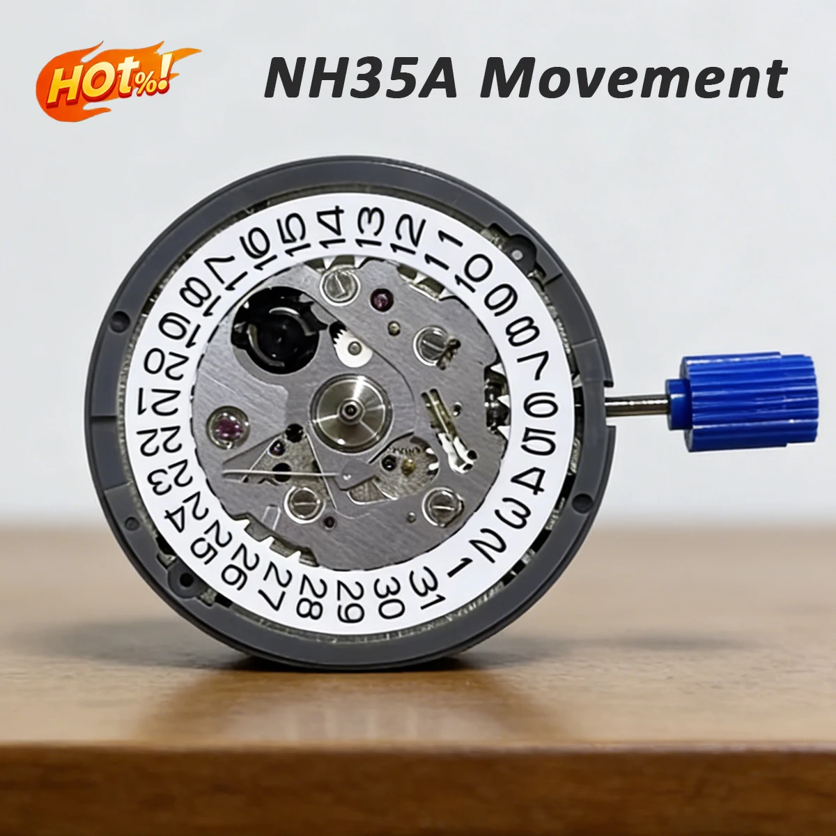NH35A Mechanical Movement NH35 At3 At3.8 At6 Date wheel 24 Jewels Premium Automatic Self-winding High Accuracy Movt Replace