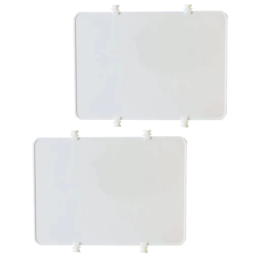 

2pcs Beach Tray Sturdy Plastic Organizer Tray For Outdoor Beach Accessories Handbag Divider Storage Bag Insert Dividers Divider