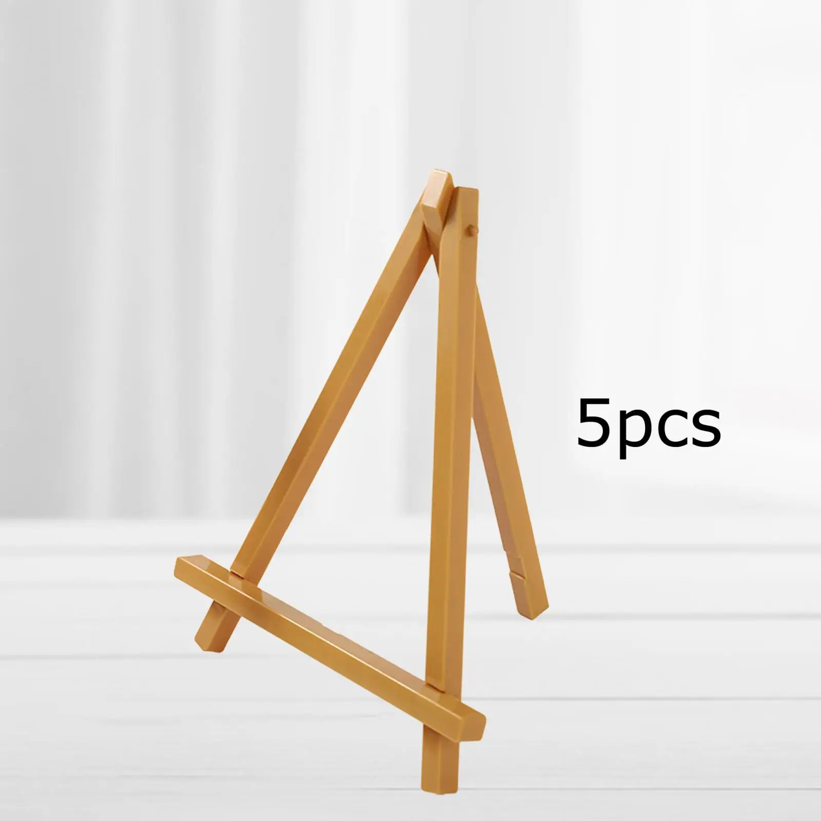 5x Mini Wooden Easel Collapsible Wood Board Portable Kids Painting Craft Display Tripod Display Easel Tabletop Easel Stand