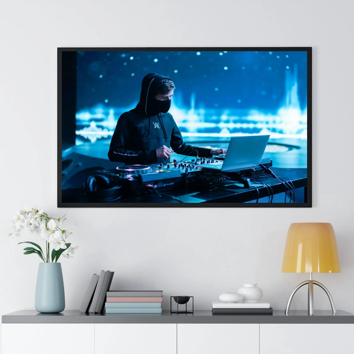 Alan Walker DJ Music Poster Canvas Art Print Home Decoration Wall Painting ( No Frame )