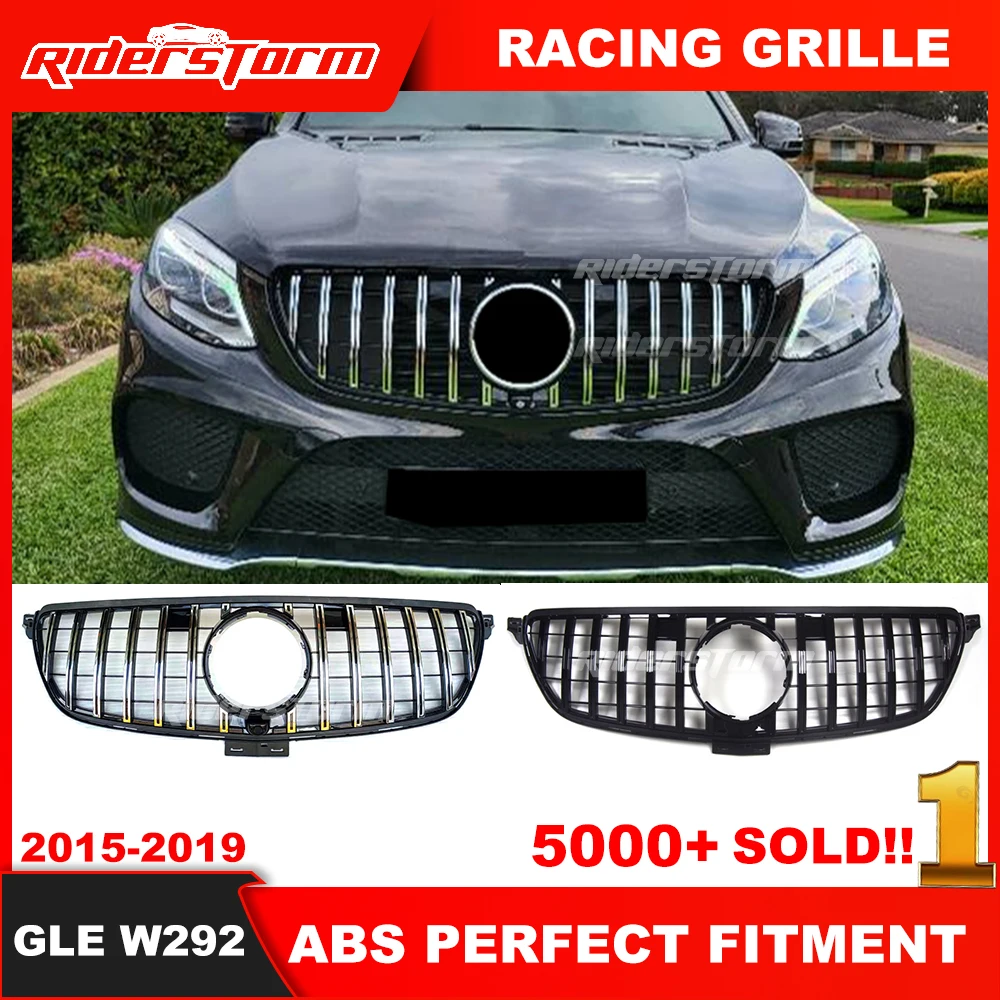 2015-2019 GLE Class GT Style Front grill For W292 couple W166 sedan GT Grille Grill for mercede C292 Panamerica Grille