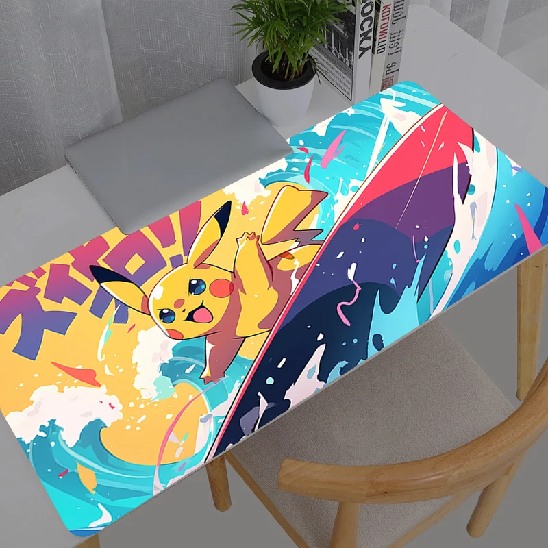 

Mouse Pad Gaming Accessories Pokemon Pikachu XXL Gabinete Gamer PC Computer Desk Mat Large XXL Keyboard Tablet Mousepad