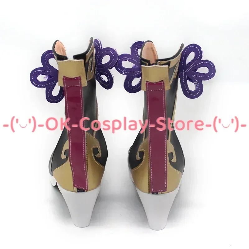 Chaussures de Cosplay Fu Xuan en Cuir PU, Bottes de ixd'Halloween sur Mesure