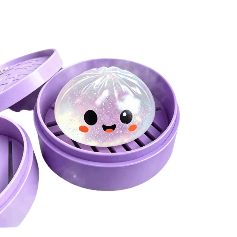 Jouet Squishy Halloween Slow Resilience Buns, Doux et Moelleux, en forme de Dumpling à la vapeur, Jouet à pincer, Fidget Squeeze