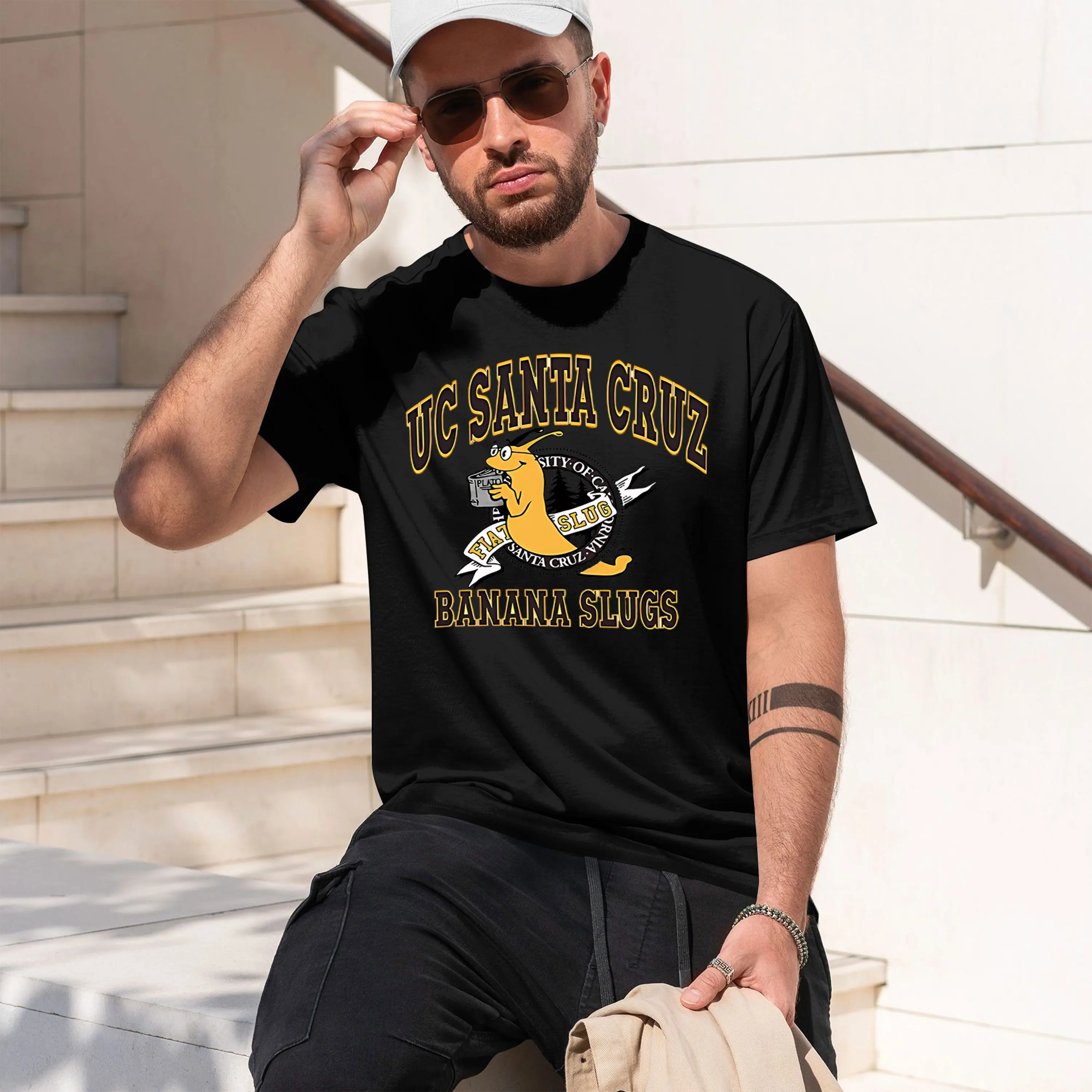 movie-pulp-ftion-jhon-travolta-banana-slugs-same-style-director-quentin-tarantino-tees-casual-2026-new-model-men’s-short-sleeve