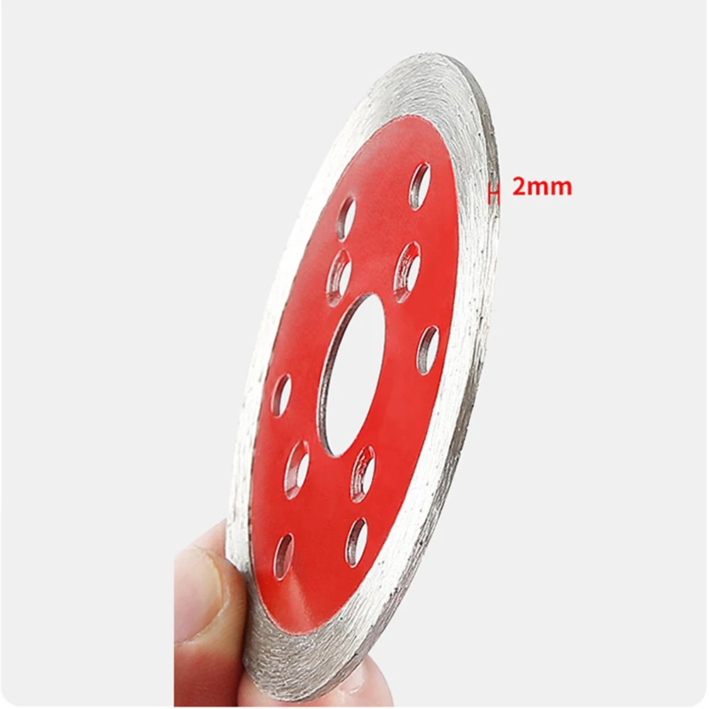 1 pz 60/80mm diamante alto Manganese Stee disco da taglio in vetro smussatura cristallo per taglio liscio accessori per utensili elettrici